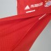 Bayern Munich 13/14 Home Red Long Sleeve Soccer Jersey